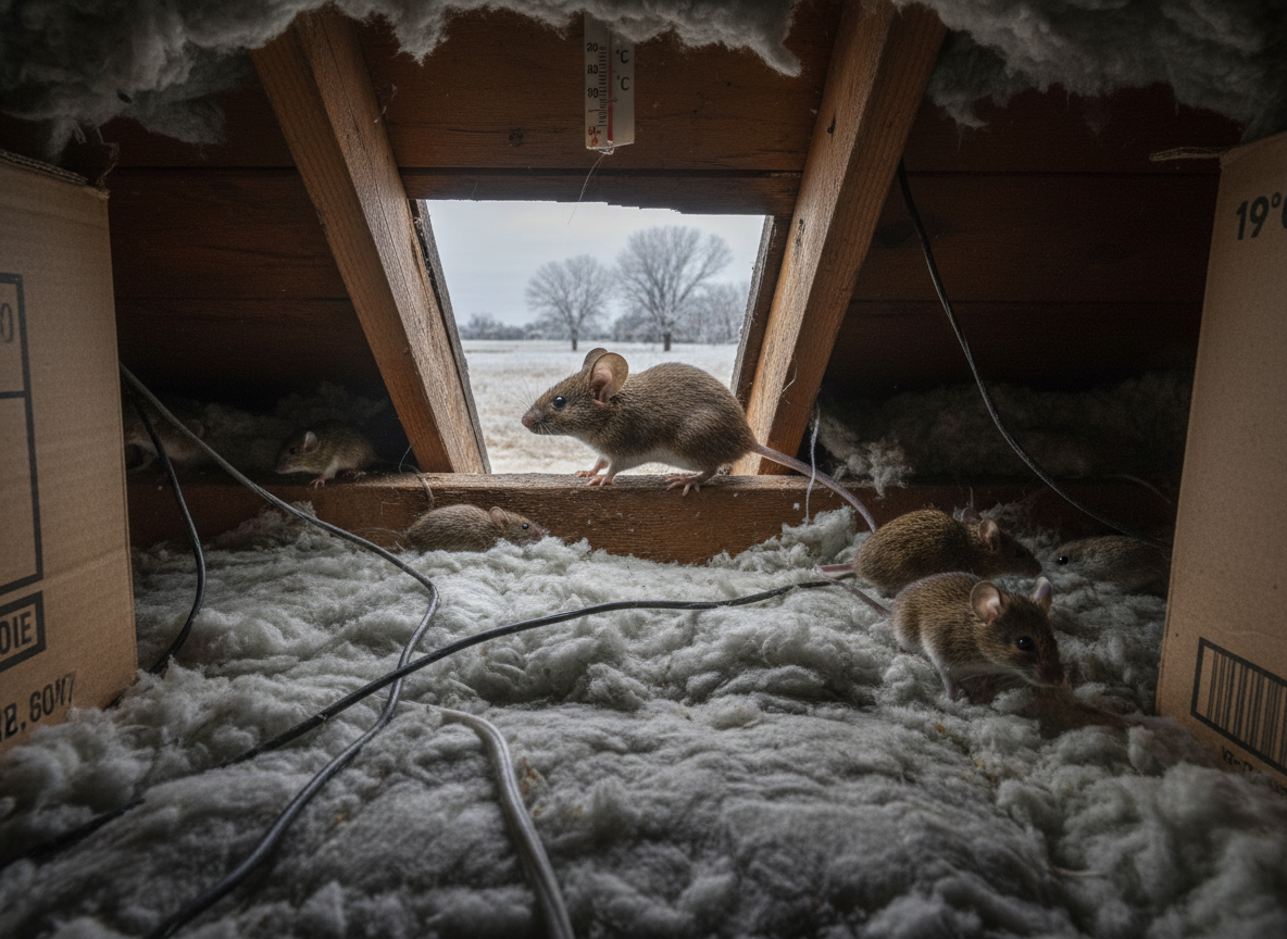 Why Mice Invade Joplin Attics Once Temperatures Drop Below Freezing